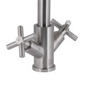 Змішувач для кухні Lidz Wind 161F двохвентильний LDWIN161FNKS46098 Nickel - Фото 2