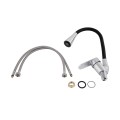 Змішувач для кухні Lidz Tani 008F3 з гнучким виливом (k40) LDTAN008F3BCR39484 Chrome/Black - Фото 4