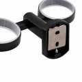 Стакан с держателем Qtap Liberty настенный двойной QTLIBBLM1155 Black - Фото 2
