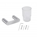 Стакан с держателем Qtap Scorpio настенный QTSTK6102103C Chrome (Sklenka) - Фото 3