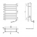 Полотенцесушитель электрический Qtap Evia (WHI) 11112R - Фото 1