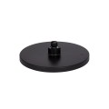 Лійка для верхнього душу Qtap Hlavova D 230 мм округла QTHLA107BLM45788 Black Matt - Фото 1
