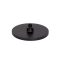 Лійка для верхнього душу Qtap Hlavova D 250 мм округла QTHLA107BLM45949 Black Matt - Фото 2