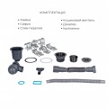 Комплект Lidz Handmade H6350BR Мойка для кухни интегрированная крыло справа BlackPVD в комплекте с дозатором + Lidz K01B Корзина для кухонной мойки - Фото 5