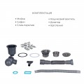 Комплект Lidz Handmade H6350R Мойка для кухни интегрированная крыло справа Brushed в комплекте с дозатором + Lidz K01G Корзина для кухонной мойки - Фото 5