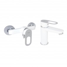 Набор смесителей Latwa 001 + Latwa 010 White