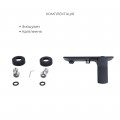 Комплект Qtap Slavonice Black Matt: Смеситель QTSLA266BLM45908 + Шланг QTHADPVCSQ160B + Лейка QTRUC125BLM45951 - Фото 3