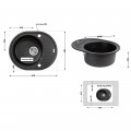 Кухонная мойка Lidz 620x500/200 BLM-14 (LIDZBLM14620500200) - Фото 1