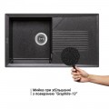 Кухонна мийка Lidz 860х500/240 GRF-13 (LIDZGRF13860500240) - Фото 2