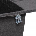 Кухонна мийка Lidz 860х500/240 GRF-13 (LIDZGRF13860500240) - Фото 5