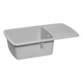 Кухонна мийка Lidz 770x490/200 GRA-09 (LIDZGRA09770490200) - Фото 3
