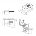 Кухонна мийка Lidz 860х500/240 BLM-14 (LIDZBLM14860500240) - Фото 1