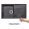 Кухонна мийка Lidz 860х500/240 BLM-14 (LIDZBLM14860500240) - Фото 2