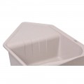Кухонная мойка с дополнительной чашей Lidz 1000x500/225 COL-06 (LIDZCOL061000500225) - Фото 4
