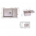 Кухонна мийка Lidz 781x510/200 COL-06 (LIDZCOL06781510200) - Фото 1
