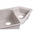 Кухонная мойка Lidz с дополнительной чашей 1000x500/225 MAR-07 (LIDZMAR071000500225) - Фото 5
