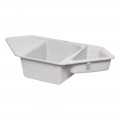 Кухонная мойка с дополнительной чашей Lidz 1000x500/225 GRA-09 (LIDZGRA091000500225) - Фото 3