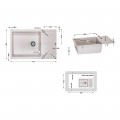 Кухонна мийка Lidz 781x510/200 MAR-07 (LIDZMAR07781510200) - Фото 1