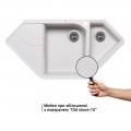 Кухонная мойка с дополнительной чашей Lidz 1000x500/225 STO-10 (LIDZSTO101000500225) - Фото 2