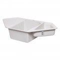 Кухонная мойка с дополнительной чашей Lidz 1000x500/225 STO-10 (LIDZSTO101000500225) - Фото 3