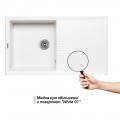 Кухонна мийка Lidz 860х500/240 WHI-01 (LIDZWHI01860500240) - Фото 2