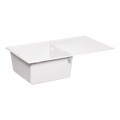 Кухонна мийка Lidz 860х500/240 WHI-01 (LIDZWHI01860500240) - Фото 3