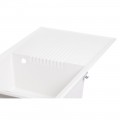 Кухонна мийка Lidz 860х500/240 WHI-01 (LIDZWHI01860500240) - Фото 4