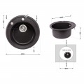 Кухонная мойка Lidz D510/200 GRF-13 (LIDZGRF13D510200) - Фото 1