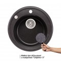 Кухонная мойка Lidz D510/200 GRF-13 (LIDZGRF13D510200) - Фото 2