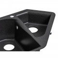 Кухонная мойка с дополнительной чашей Lidz 1000x500/225 GRF-13 (LIDZGRF131000500225) - Фото 5