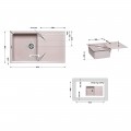Кухонна мийка Lidz 860х500/240 COL-06 (LIDZWCOL06860500240) - Фото 1