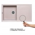 Кухонна мийка Lidz 860х500/240 COL-06 (LIDZWCOL06860500240) - Фото 2