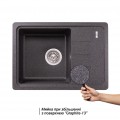 Кухонная мойка Lidz 620x435/200 GRF-13 (LIDZGRF13620435200) - Фото 2