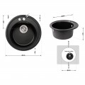 Кухонная мойка Lidz D510/200 BLM-14 (LIDZBLM14D510200) - Фото 1