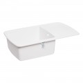 Кухонна мийка Lidz 770x490/200 WHI-01 (LIDZWHI01770490200) - Фото 3