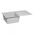 Кухонна мийка Lidz 860х500/240 GRA-09 (LIDZGRA09860500240) - Фото 3