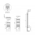 Полотенцесушитель Cordivari Lisa 22 Black 3551640005224 - Фото 1
