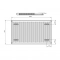 Стальной радиатор DeLonghi Compact Panel 22 TEK 500 (0181545160) - Фото 1