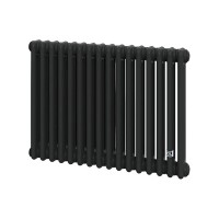 Трубчастий радіатор Multicolumn 0Q1030570160000RAL9005М (570 мм, 3 колони, 16 секцій) чорний