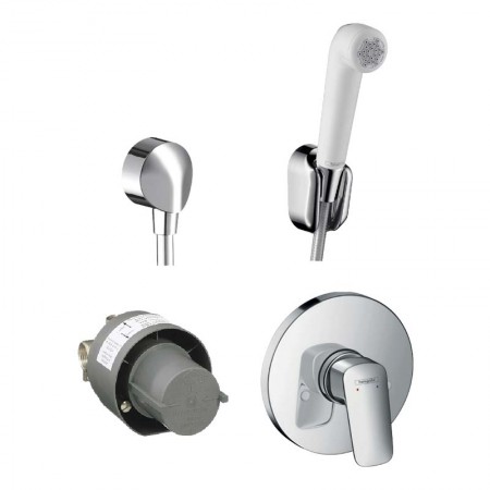 Набір прихованого монтажу з гігієнічної лійкою Hansgrohe LOGIS 1262019