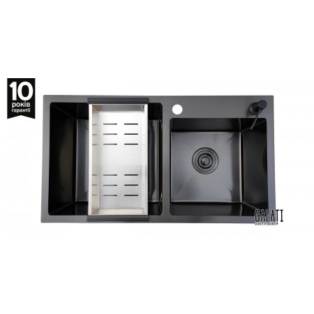 Кухонная мойка Romzha Arta U-730D BL