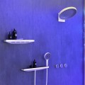 Верхний душ Hansgrohe Rainfinity 26232700 250 3jet с настенным держателем, матовый белый - Фото 2