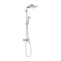 Душова система з одноважільний змішувач Hansgrohe Crometta E 240 1jet Showerpipe 27284000