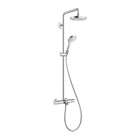 Душова система для ванни Hansgrohe Croma Select S 180 2-jet Showerpipe 27351400