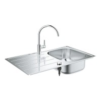 Комплект кухонної мийки і змішувача Grohe K200 (31562SD1)