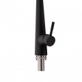 Змішувач для кухні Qtap Evicka з висувним виливом QTEVI9135103UB Black Matt - Фото 3