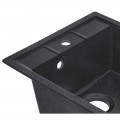 Кухонная мойка Lidz 460х515/200 BLA-03 (LIDZBLA03460515200) - Фото 4
