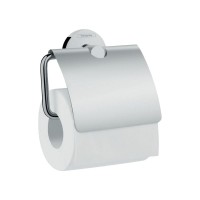 Держатель туалетной бумаги Hansgrohe Logis 41723000 с крышкой, хром