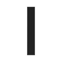 Радиатор секционный Nova Florida Ledro S/90 2000 Black Сoffee (4 секции) черный