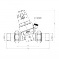 Регулятор тиску Caleffi 5350H 1" (535060H) - Фото 1
